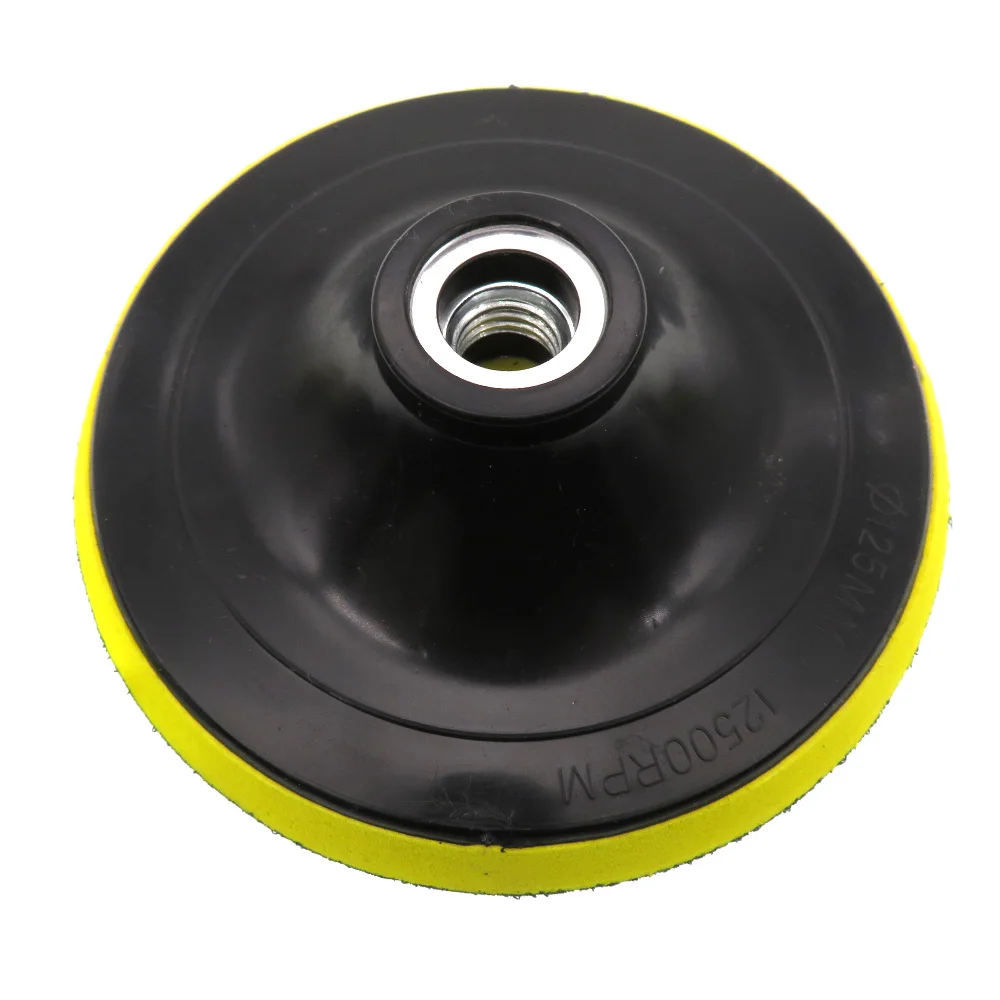 

3/4/5/6/7inch Rotary Sander Backing Pad Hook&Loop Backing Plate Buffing Pad for Sanding Discs M10/M14 Drill Attachment Adapter