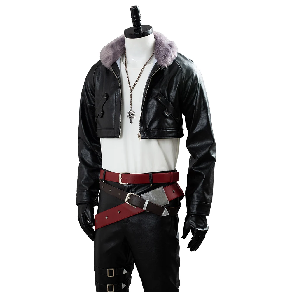 

Final Cosplay Fantasy 8 Remastered Squall Leonhart Costume Uniform Full Suit Halloween Carnival Costume