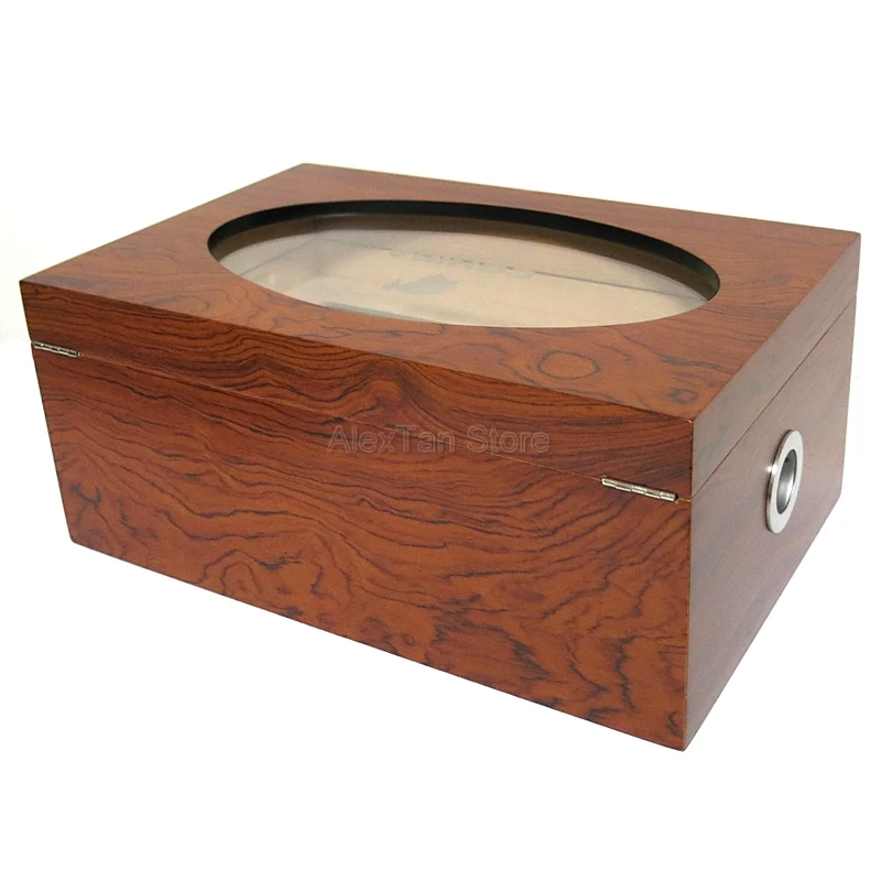 Винтажный ящик для хранения сигар из кедрового дерева COHIBA красивый с замком