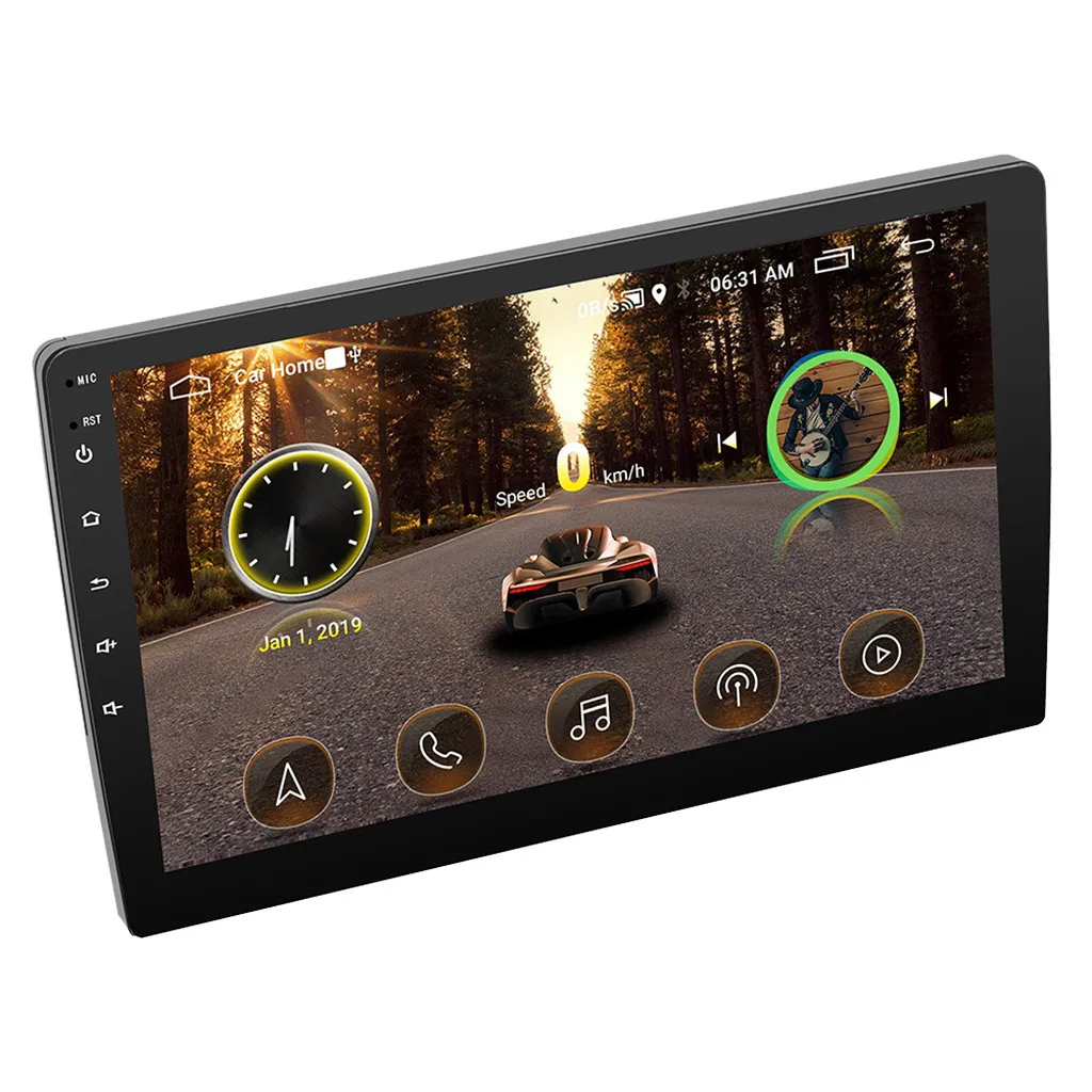 Android 9 дюймов 16G Mp5 плеер стерео GPS навигация машина радио Bluetooth автомобильная