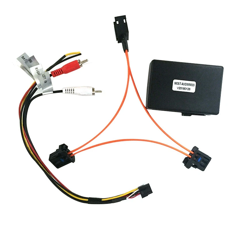 for Audi A6 A7 A8 Q7 05-09 AUX Car Optical Fiber Decoder Box Amplifier Adapter