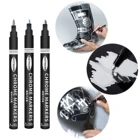 Серебряный зеркальный маркер-жидкий зеркальный маркер модель глянцевый маркер для краски на масляной основе жидкий маркер для краски набор маркеров жидкий хром маркер