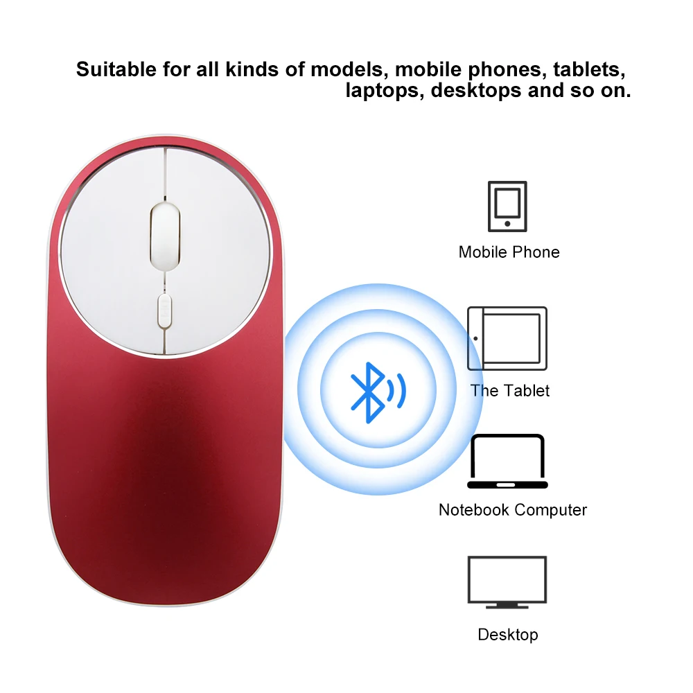 Bluetooth 4 0 + 2 Ghz Беспроводная Двухрежимная мышь 1600DPI эргономичная оптическая