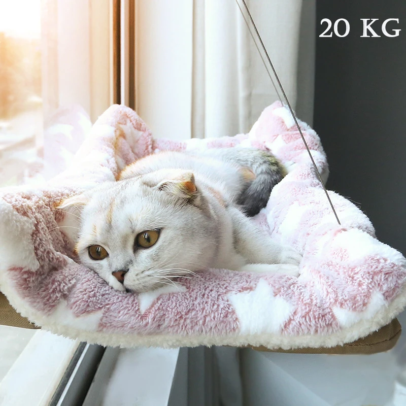 

Pet Cat Bed Hammock For Cats Hanging Beds Sunny Window Seat Bearing 20kg Hammock For Cats Comfortable Cat Bed Shelf Seat Beds
