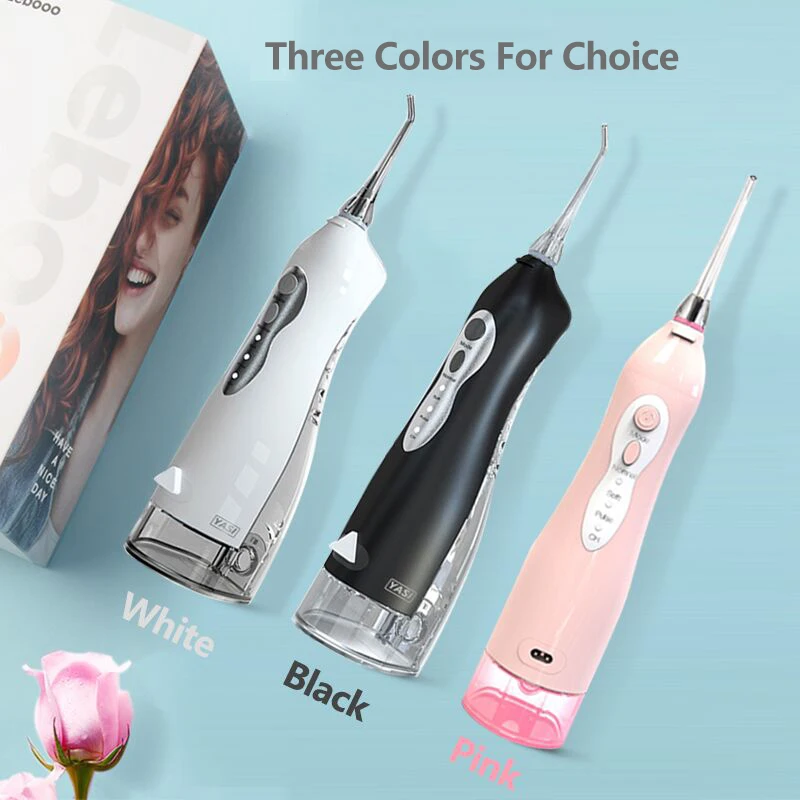 

Electric Oral Irrigator 3 Mode USB Rechargeable Dental Water Flosser Family Travel Use Waterproof Water Jet Floss Teeth Cleaner
