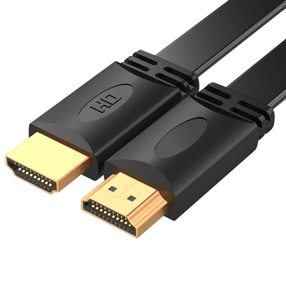 Высококачественный позолоченный интерфейс из меди 19+ 1 3D 2K 4K 1,5 m 5m 5FT 15FT HDMI кабель для full HD 1080P проектор ТВ