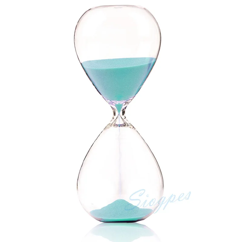 Высокое качество стекло песочные часы 30 минут таймер для кухни подарок