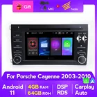 PX5 Автомобильная интеллектуальная система 2 din радио android 11 экран для Porsche Cayenne Cayenne SCayenne GTS 2003-2010 видеоплееры 2DIN