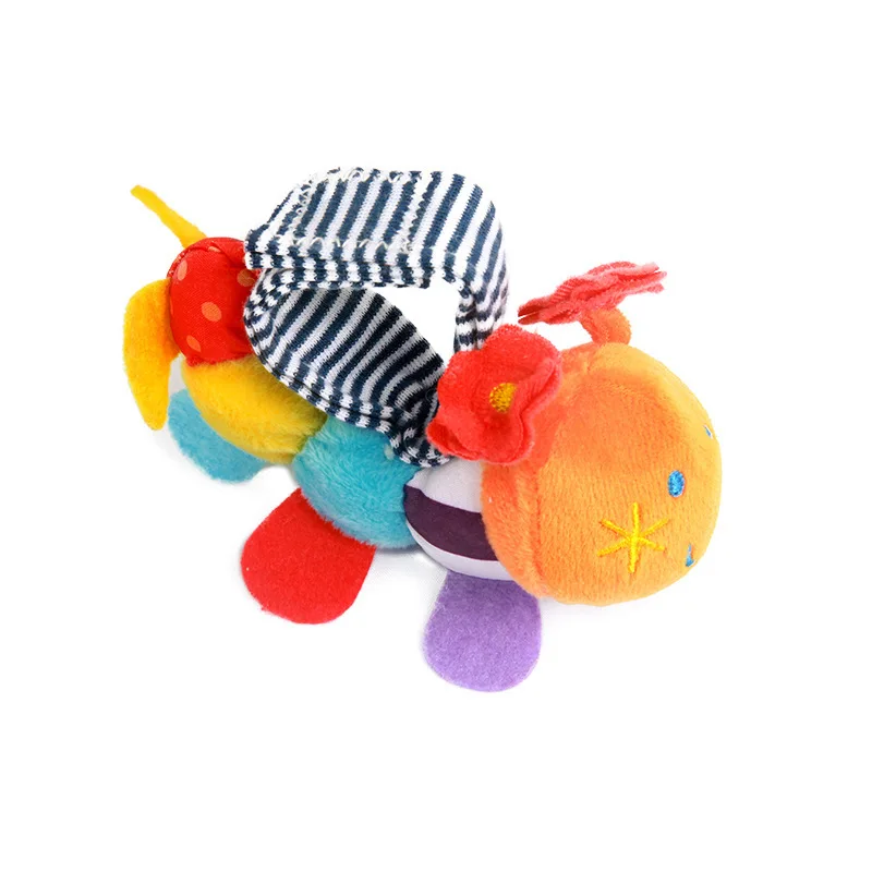Caterpillar Snails Baby Wrist Watchs Baby Toys Infant Learning & Education Toy Baby Rattle Hand Rattles Finders Toys