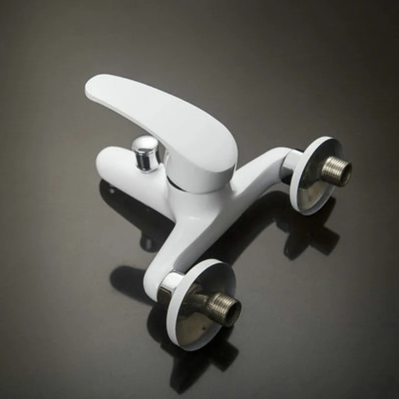 KEMAIDI настенные латунные краны смесители и смеситель горячей холодной воды белая