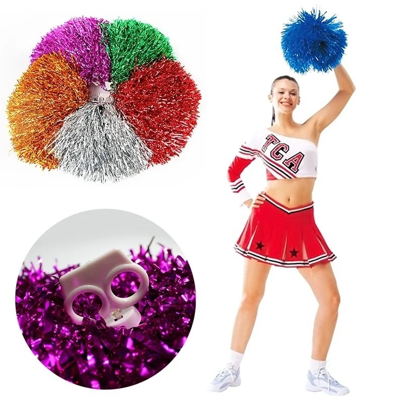 

1Pc Sports Cheer Football Basketball Team Cheerleading Dance Girl Pompoms cheerleading pom poms cheer