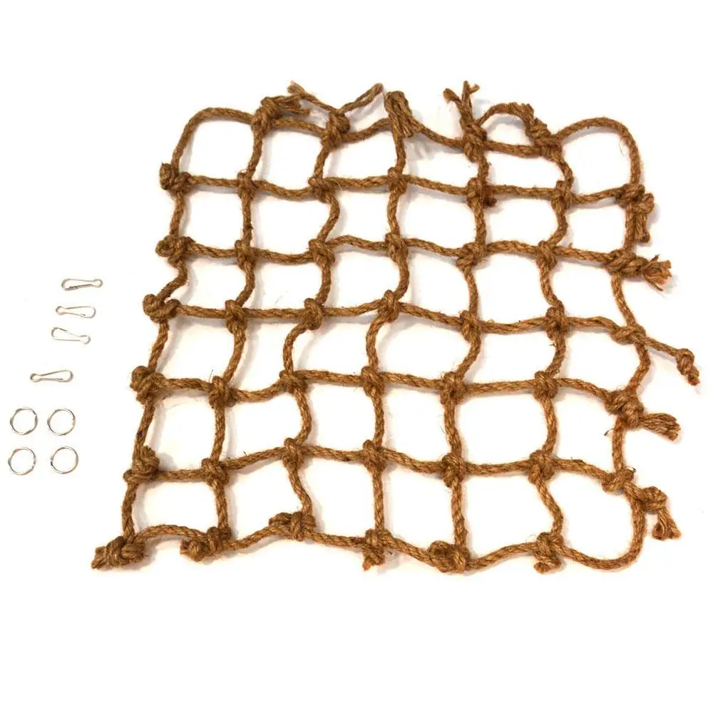 

Hemp Rope Hammock Parrot Climbing Net Bird Climbing Net Delicate Strong Cage Macaw Pet Climbing Net Durable Swing Ladder