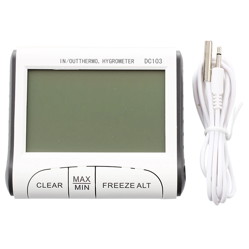 

Портативный термометр-гигрометр DC103 с цифровым ЖК-дисплеем