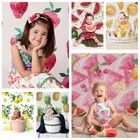 Avezano Летних Фруктов фон для студийной фотосъемки с принтом арбуза лимона детский день рождения вечерние детский душ реквизиты для фона фотографии