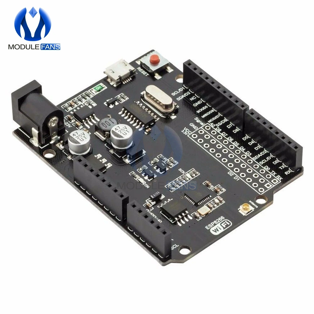 Плата расширения WeMos D1 R2 CH340 CH340G плата на основе Wi Fi ESP8266 для Arduino UNO R3 NodeMcu Micro