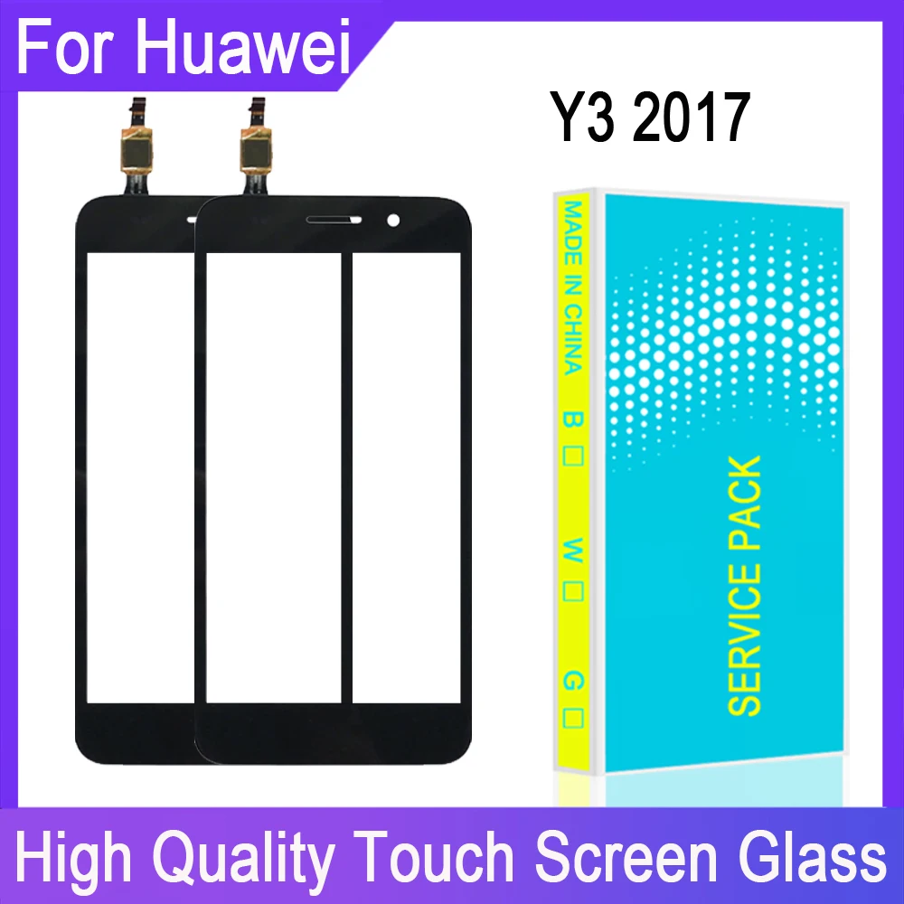 5 0 &quotдюймов сенсорный экран стекло для Huawei Y3 2017 CRO U00 L02 L22 дигитайзер Сенсор