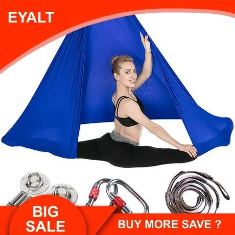 5 м * 2 8 воздушный комплект для йоги обратный гравитационный эластичный гамак