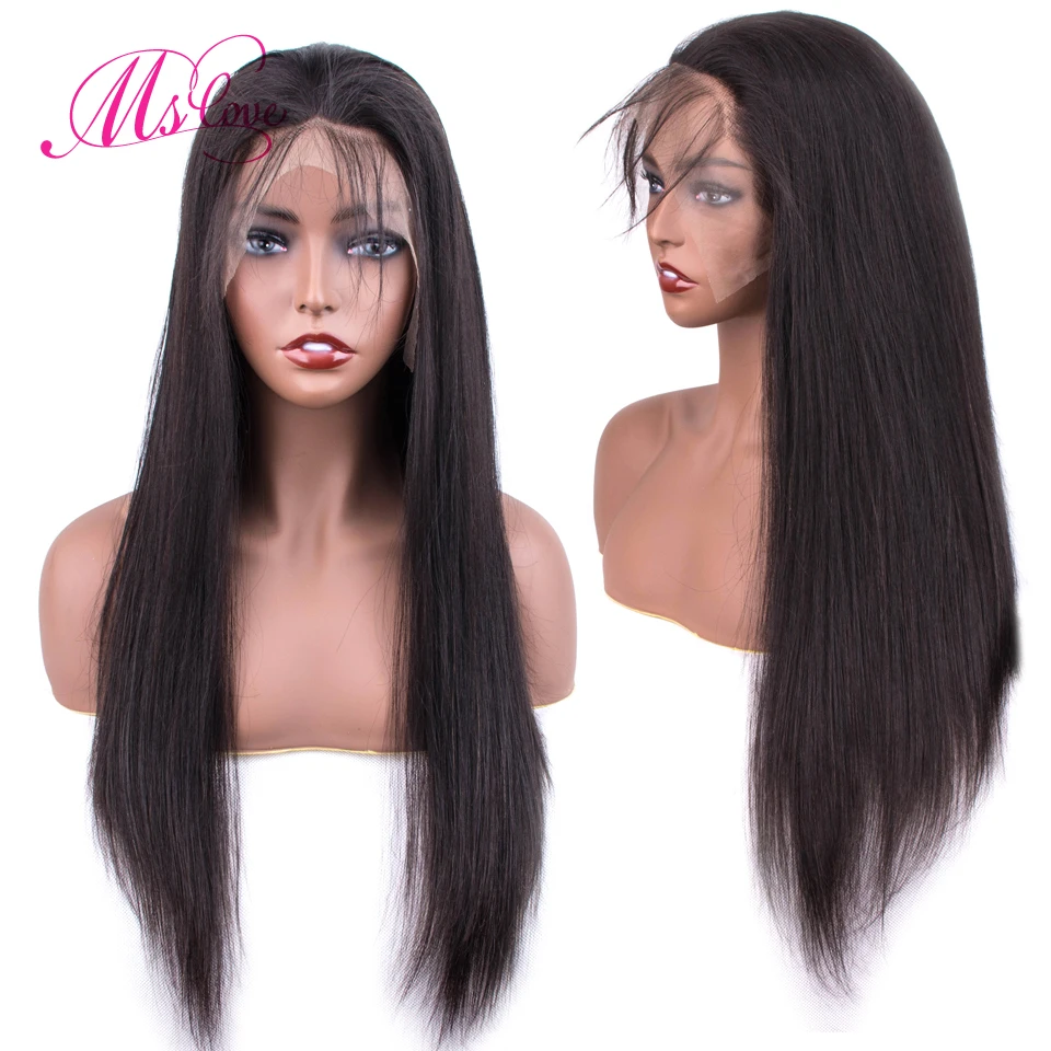 Парики из человеческих волос на сетке прямые волосы без повреждений с