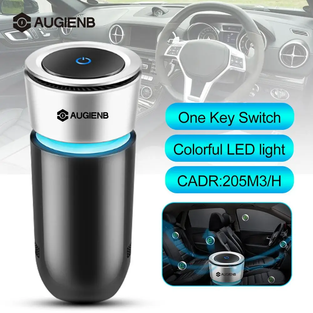 Автомобильный очиститель воздуха AUGIENB отрицательные ионы 12 В воздухоочиститель