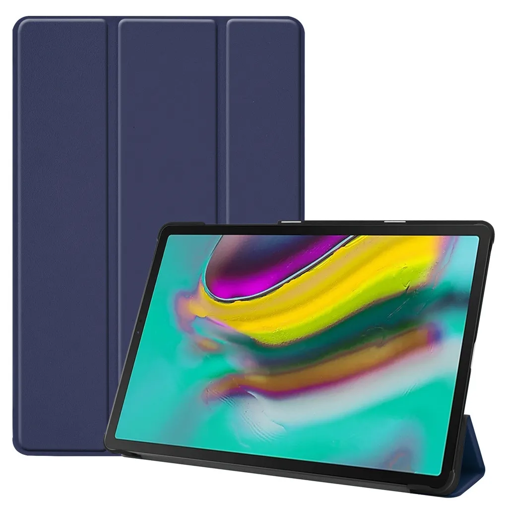 Чехол для планшета Samsung Galaxy Tab S5e 10 5 2019 T720 T725 кожаный чехол подставка T720|Чехлы