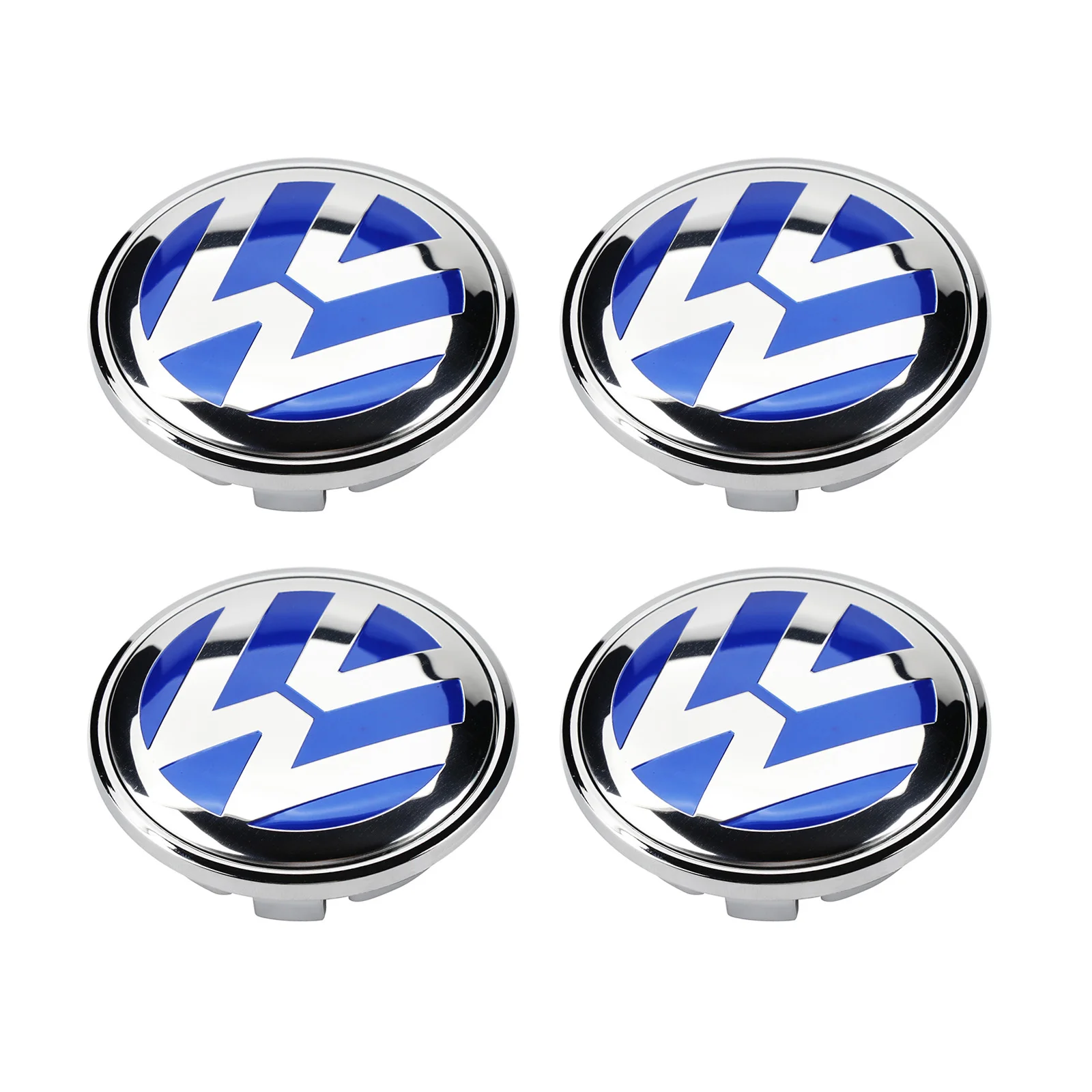 4 шт. 70 мм синяя крышка ступицы колеса для Volkswagen VW Touareg 2007 2010 7L6 601 149 B|Колпаки