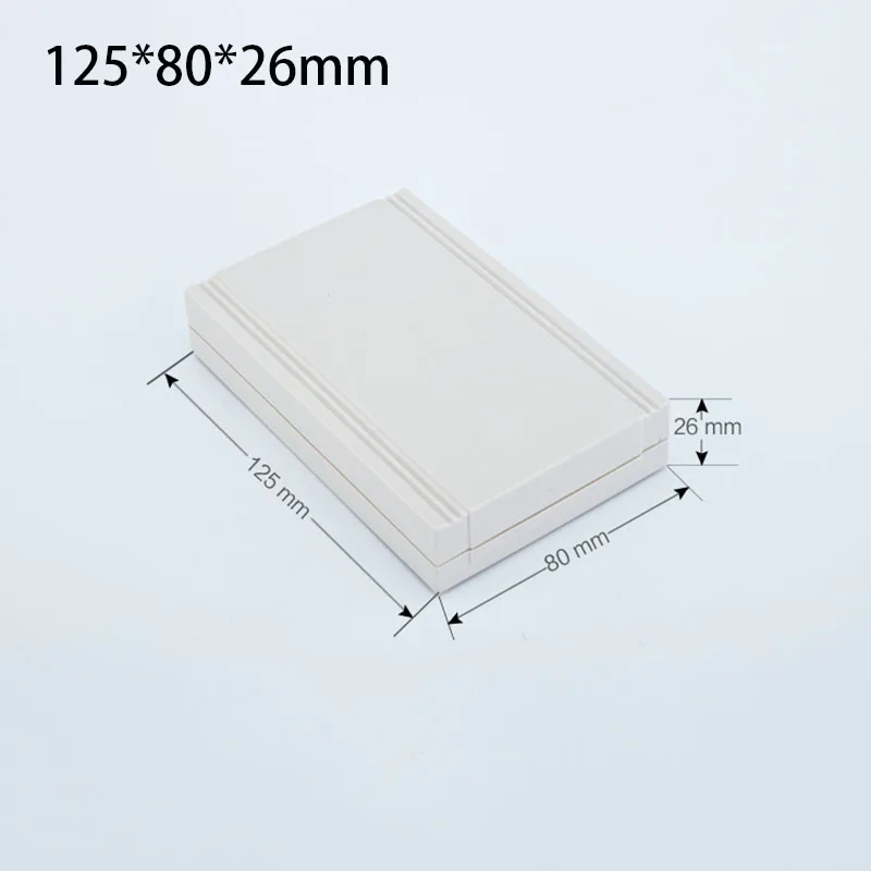 

125*80*26mm Plastic Case Instrument Button Box Split Instrument Case Handheld Electronic Case Storage Case
