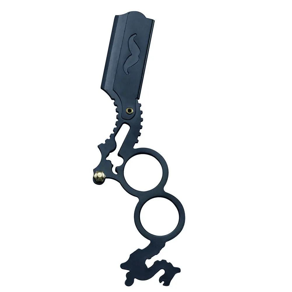 

Multi-Function Barber Beard Straight Edge Razor Classical Barber Razor Eyebrow Trimming Blades Replaceable Beard Shaving Tools