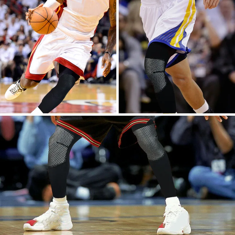 

Sports Knee Compression Leg Sleeve Outdoor Basketball Football Protectors EDF88