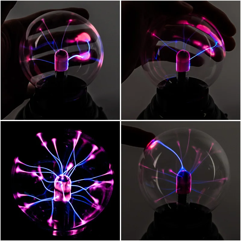 Волшебный плазменный шар новинка USB лампа стеклянная сенсорная сферическая свет