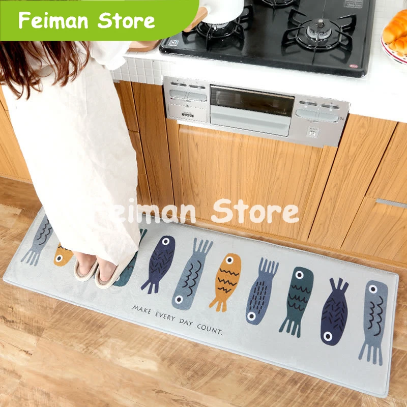 3D коврик входной двери Придверный коврики для пола кухонные ковры Kawaii Прихожая