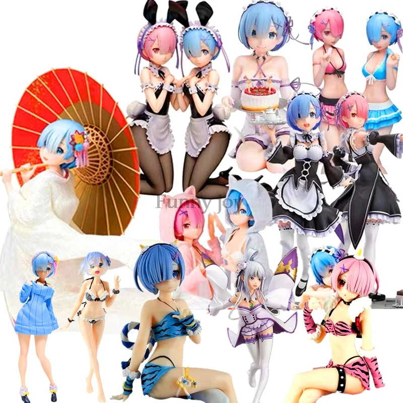 Фигурка японского аниме Жизнь в другом мире от нуля Рем 40 стилей модель игрушек
