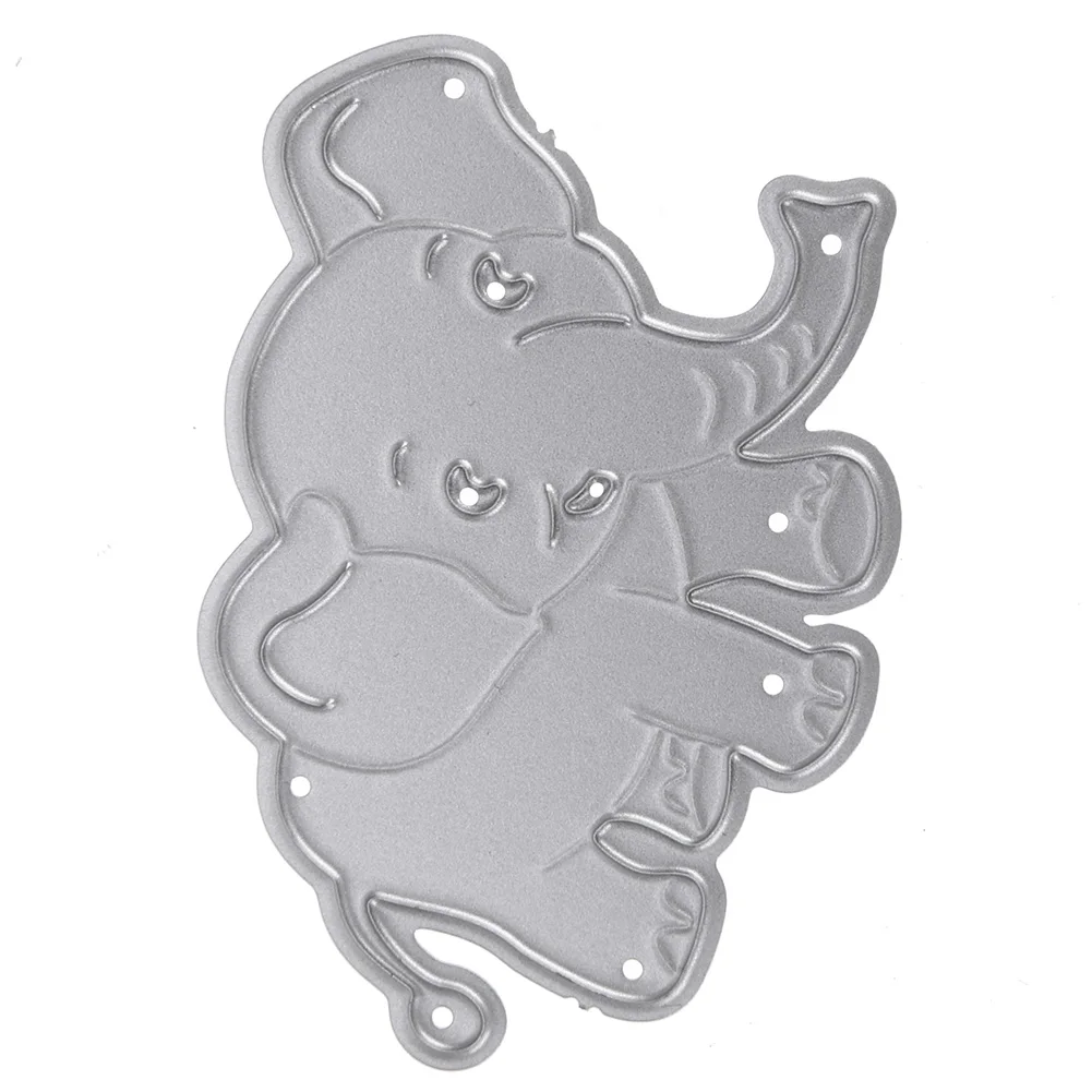 DIY Elephant Models Metal Dies Cutting For Scrapbookings Cards Album Decoration Cutter Tool Die Fashion Cut | Дом и сад