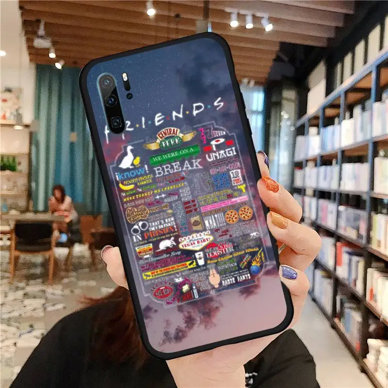 

Central Perk Coffee friends tv Phone Case For Huawei honor Mate P 9 10 20 30 40 Pro 10i 7 8 a x Lite nova 5t Soft silicone funda