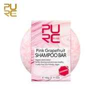 pink grapefruit shampoo for hair refreshing gentle soap bar deep cleaning to healthy shine and volume hair