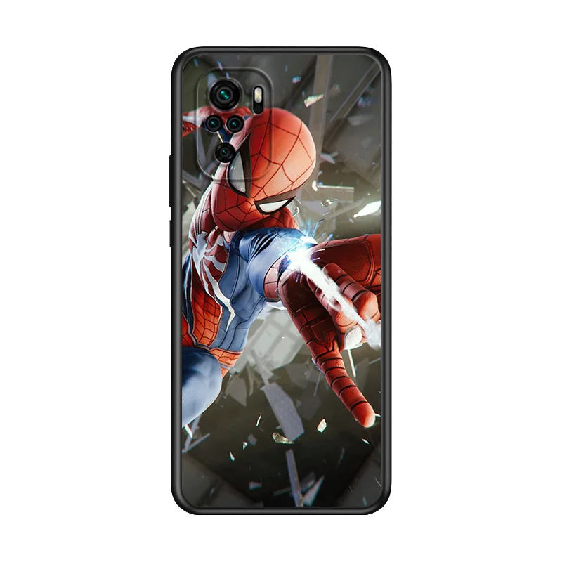 

Marvel Super Hero Avengers Spider-Man For Xiaomi Redmi Note 10S 10 9T 9S 9 8T 8 7S 7 6 5A 5 Pro Max Soft TPU Silicone Phone Case