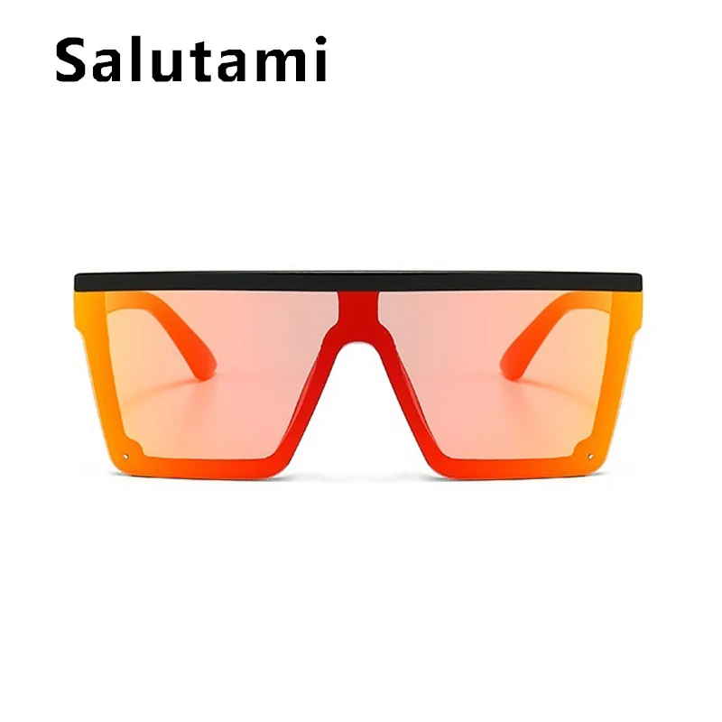 2020 модные зеркальные солнцезащитные очки красного цвета для женщин винтажные