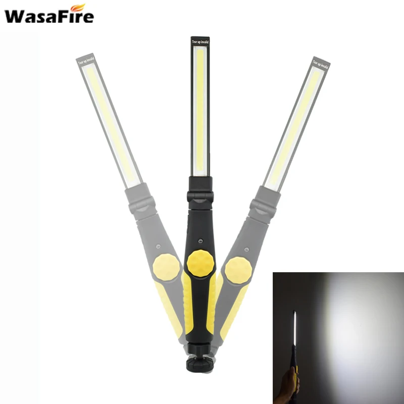 COB Светодиодная Вспышка ручной фонарь USB Перезаряжаемый многофункциональный