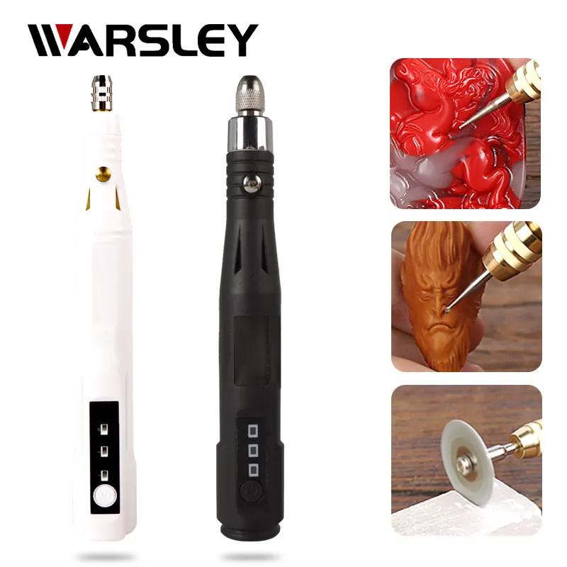 Беспроводная многофункциональная гравировальная ручка мини-дрель вращающийся