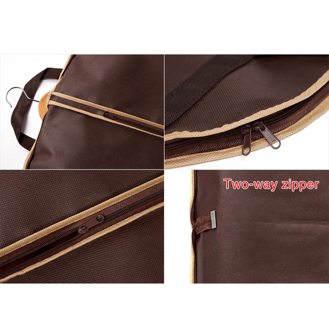 Горячий чехол для одежды защиты от пыли с застежкой молнией подвесной органайзер