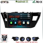 Автомобильный радиоприемник на Android 11 для Toyota Corolla Ralink 2013 2014 2015 2016, Автомобильный мультимедийный видеоплеер с GPS-навигацией