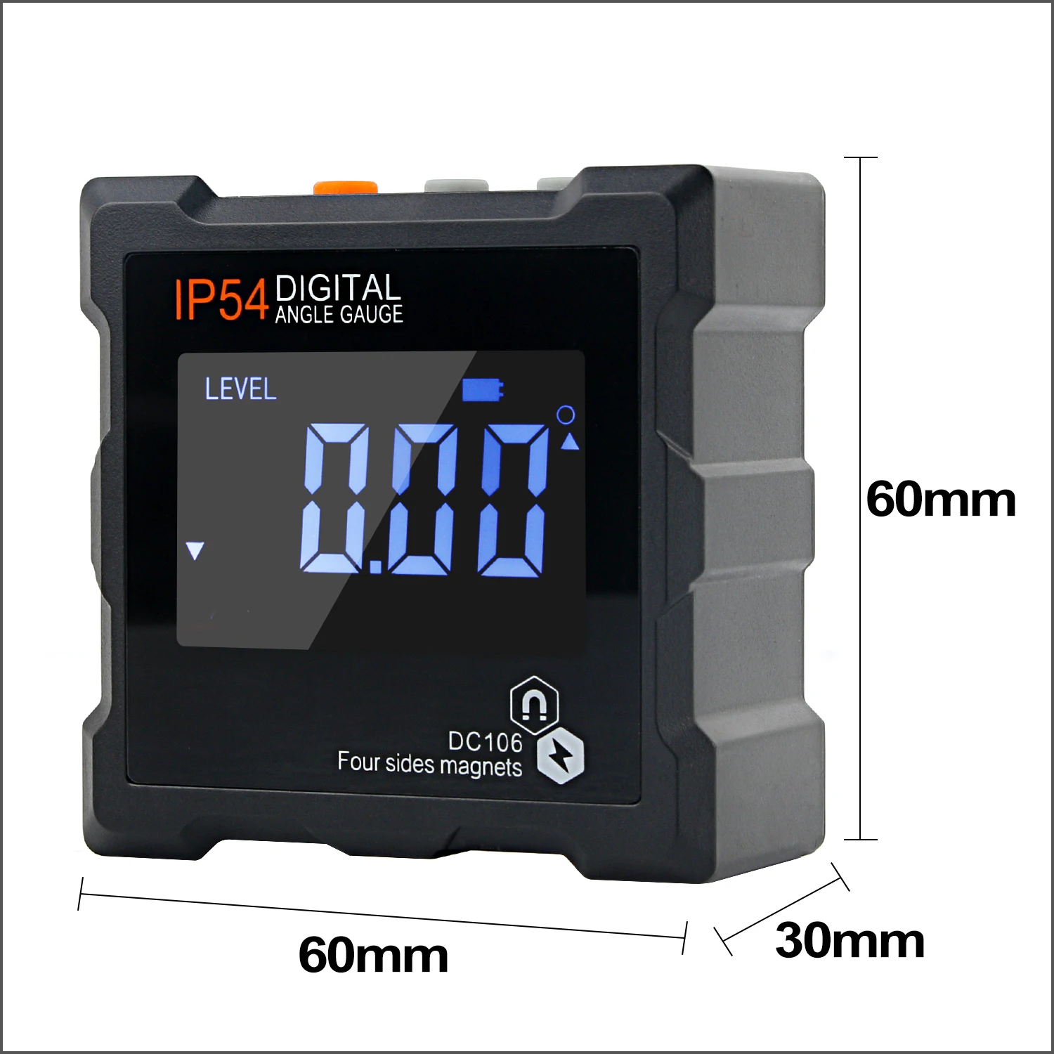 Цифровой угломер RZ с Четырехсторонним магнитным основанием поворот на 360 °