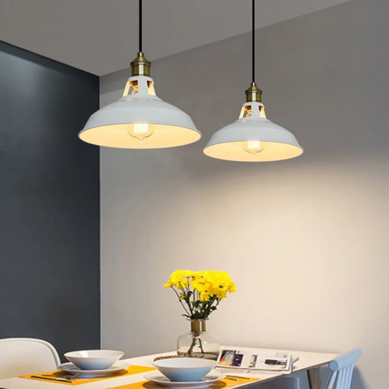 Скандинавская Ретро подвесная потолочная лампа в стиле лофт кованая Европейская