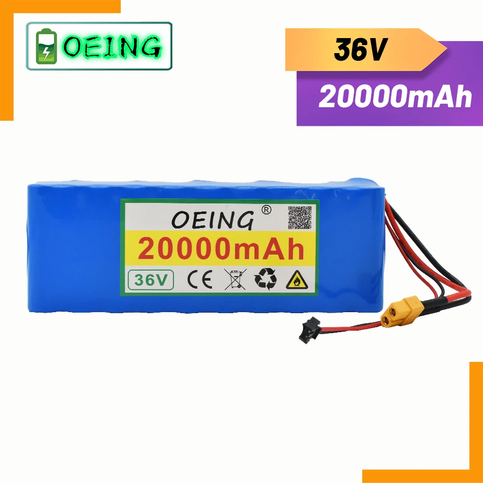 

Новая перезаряжаемая батарея series10s2p 18650 36 в 20 Ач, 20000 мАч, используется для ремонта велосипедов, электромобилей 42 в, Защита печатной платы