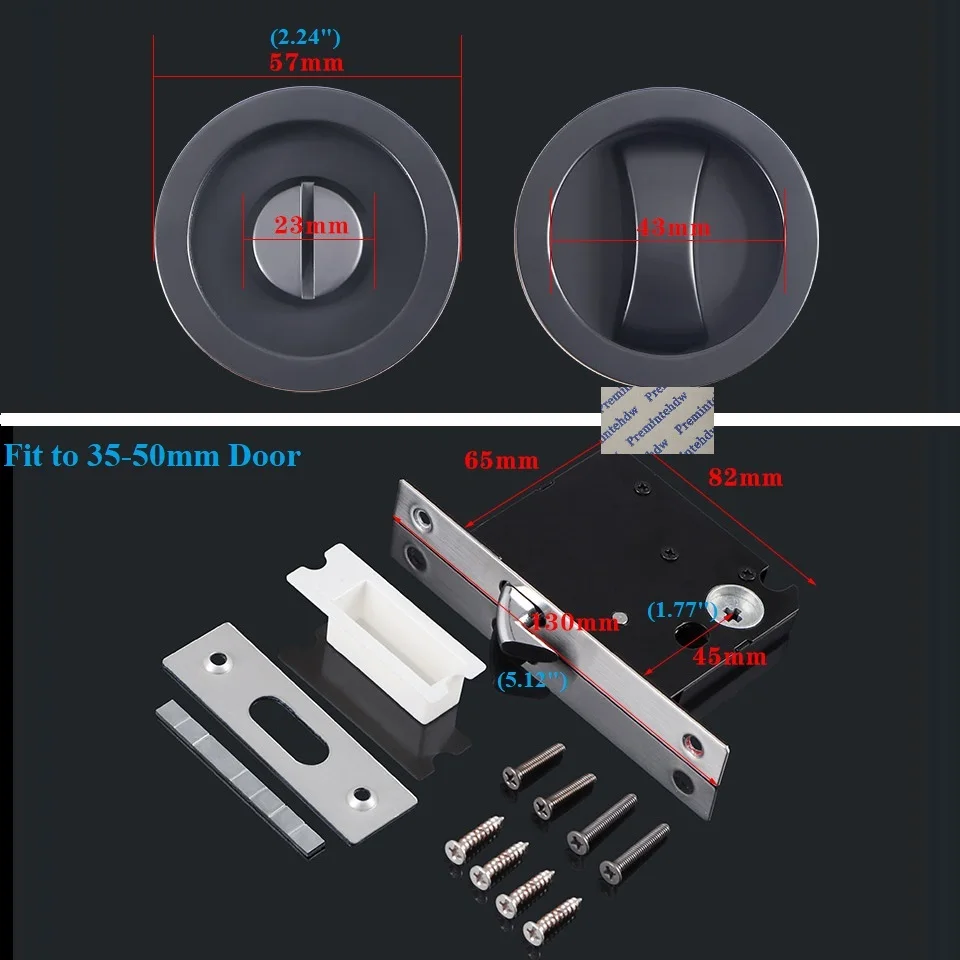 Врезной дверной замок круглая без ключа | Обустройство дома