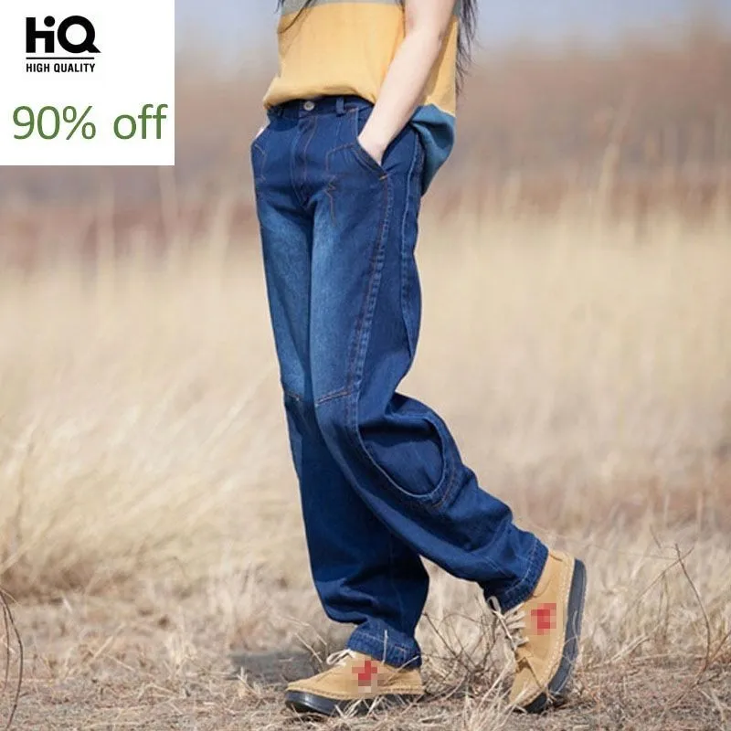 Женские шаровары женские брюки размера плюс свободные широкие штаны с высокой