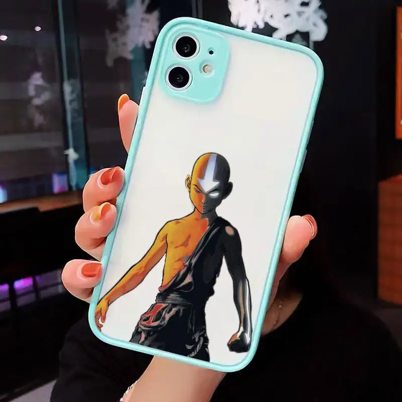 

Avatar The Last Airbender anime Phone Case matte transparent For iphone 7 8 11 12 plus mini x xs xr pro max cover