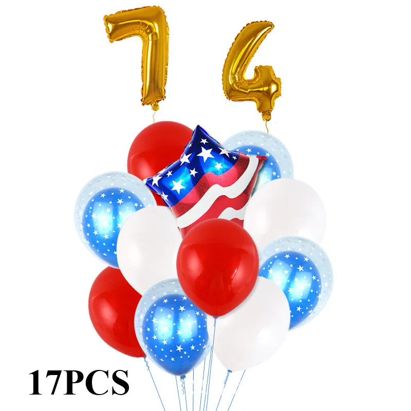 

American Independence Day Stars And Stripes Foil Balloons Usa Independence Day Decorations Usa Party Supplies Birthday Balloon