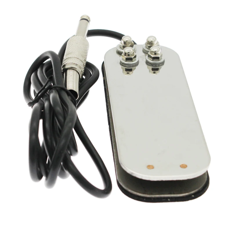 Ножной переключатель из нержавеющей стали для тату-машинки с проводом |