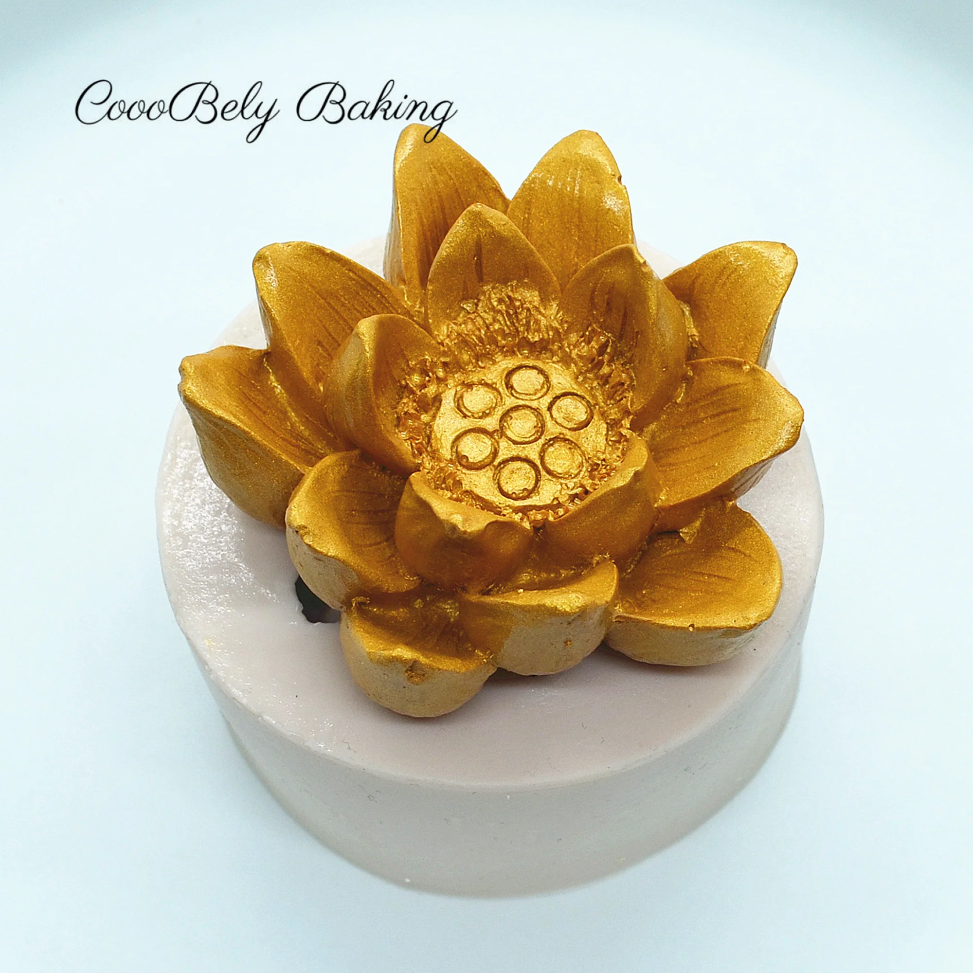 3D цветы силиконовые искусственные лотосы инструменты для украшения тортов