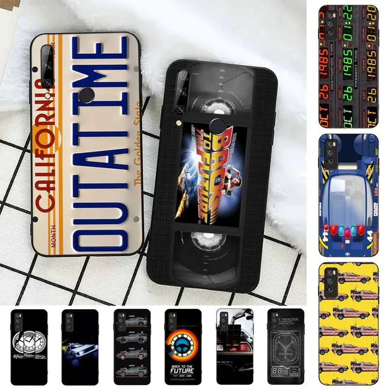 

FHNBLJ Back To The Future Time Machine Phone Case for Huawei Honor 8 9 10 5A 30 20 pro lite 8X 8C